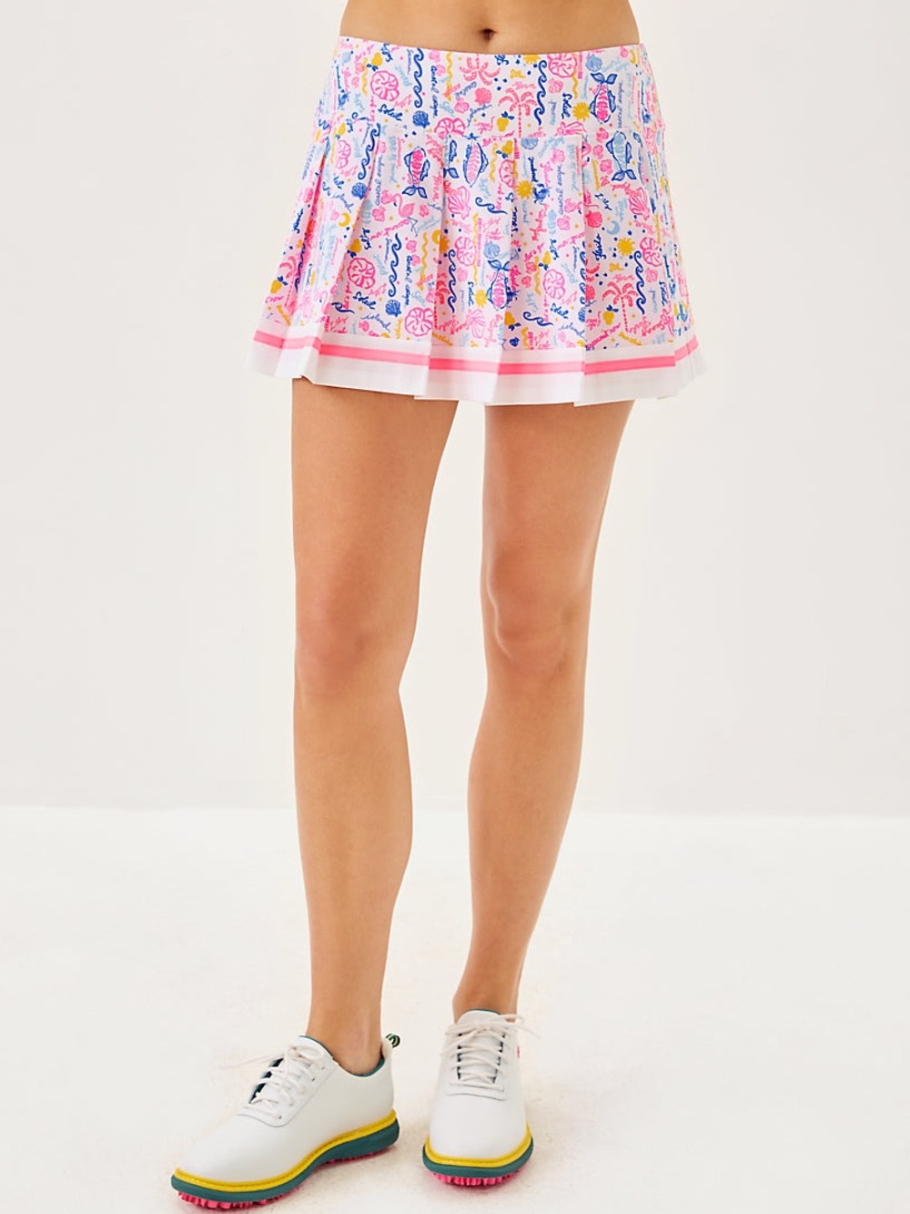Lilly Pulitzer DREWLYN SKORT UPF 50+, MULTI SUMMER SERENADE GOLF